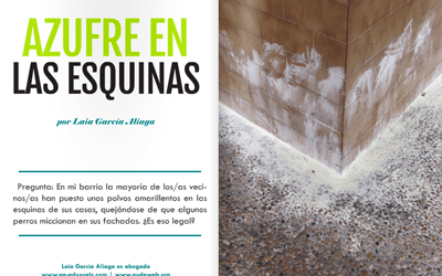 Azufre en las esquinas