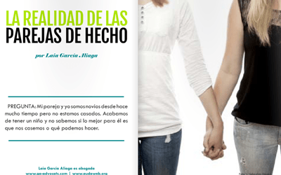 La realidad de las parejas de hecho