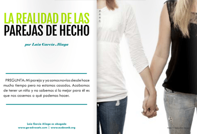 La realidad de las parejas de hecho