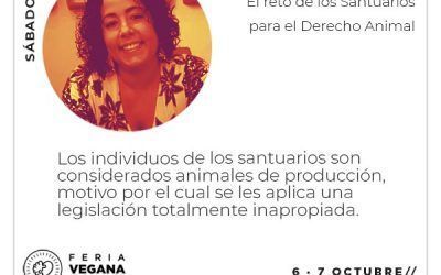 Conferencia gratuita sobre Santuarios de Animales en la IV Feria Vegana de Valencia